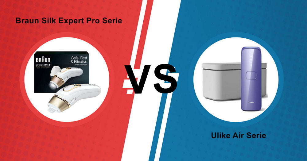 Ulike Air Serie vs. Braun Silk Expert Pro Serie: Welches IPL-Gerät ist das beste?