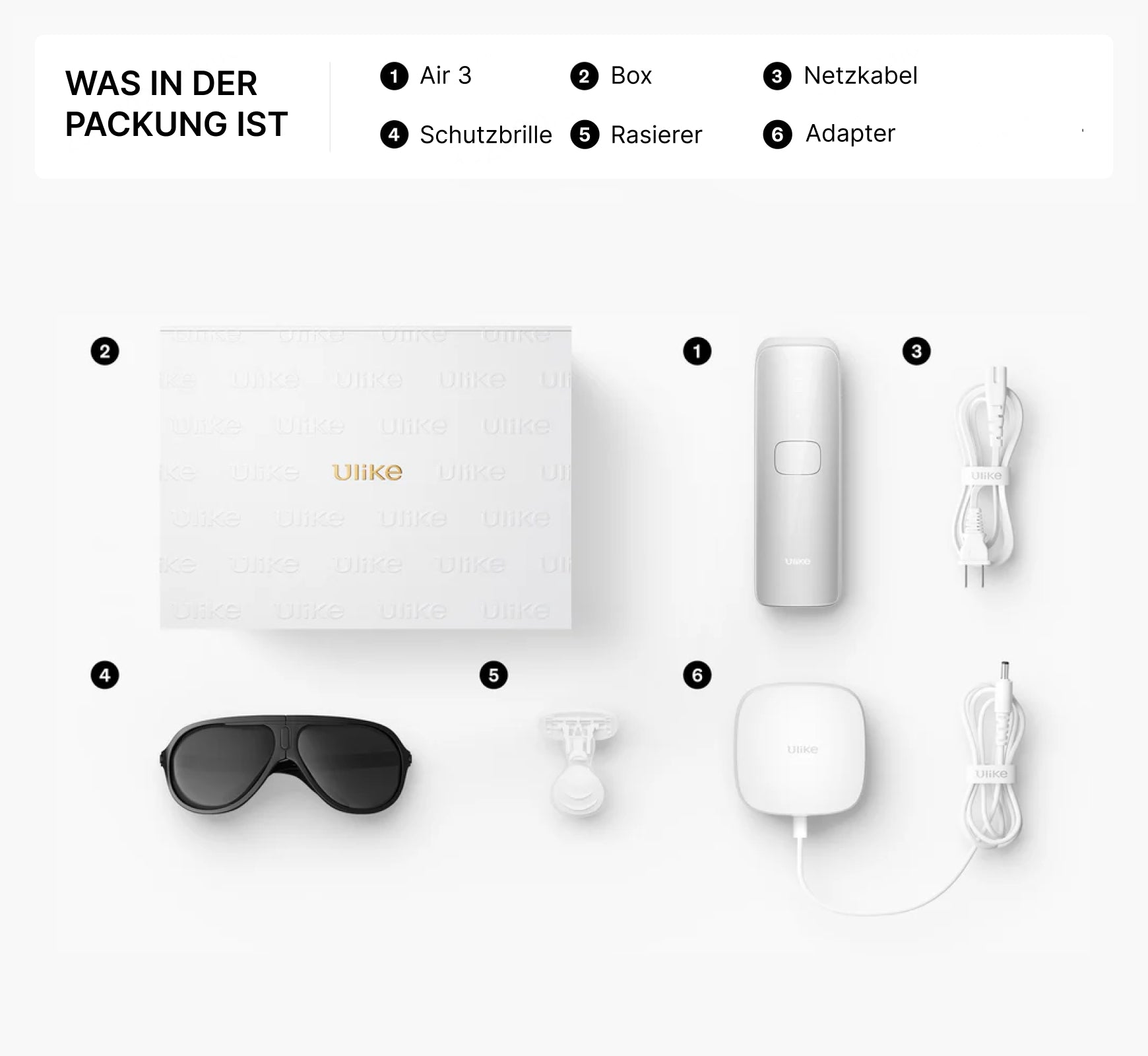 Ulike Air 3 Eiskühl-IPL-Haarentfernungsgerät für zu Hause