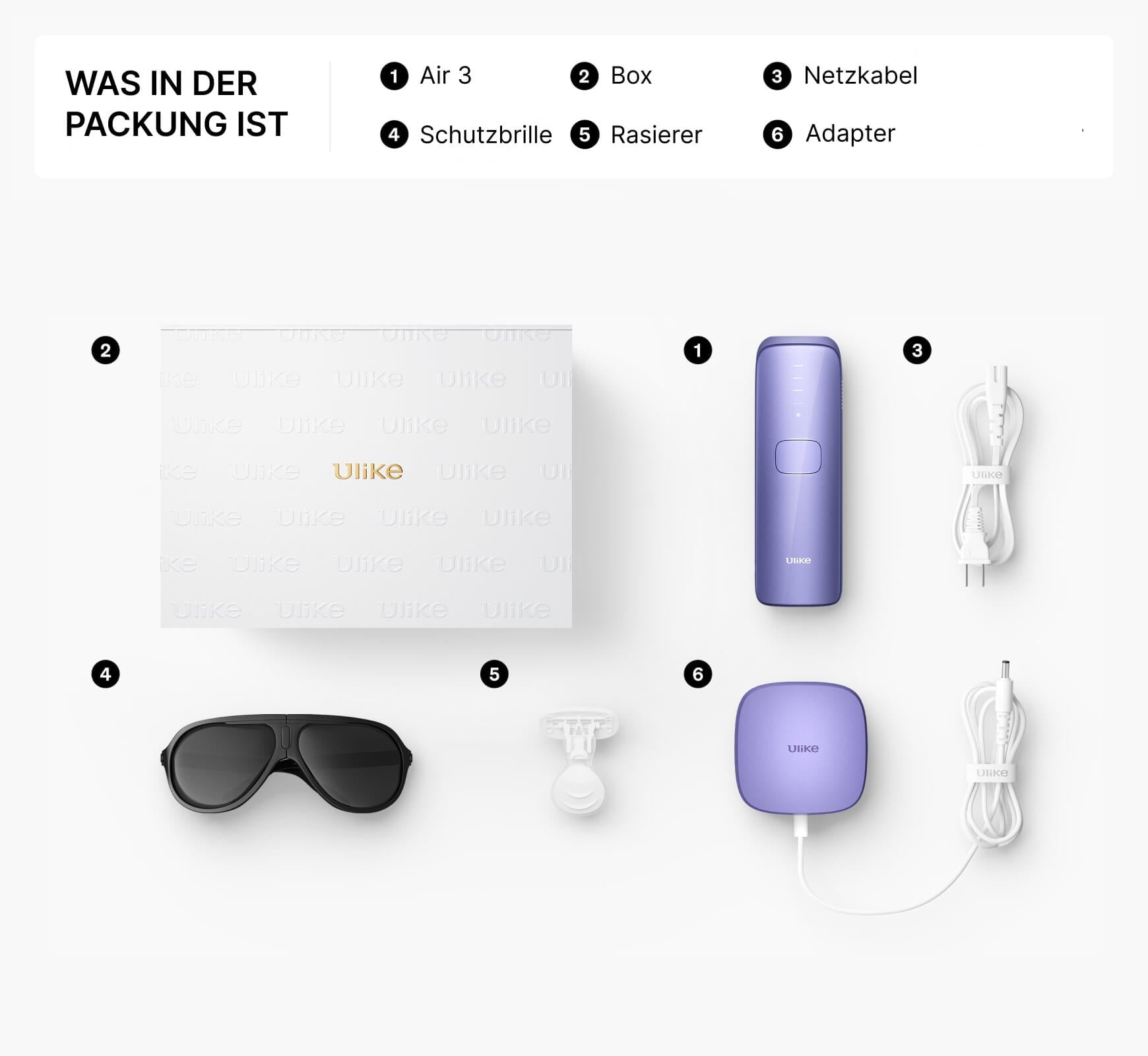 Ulike Air 3 Eiskühl-IPL-Haarentfernungsgerät für zu Hause