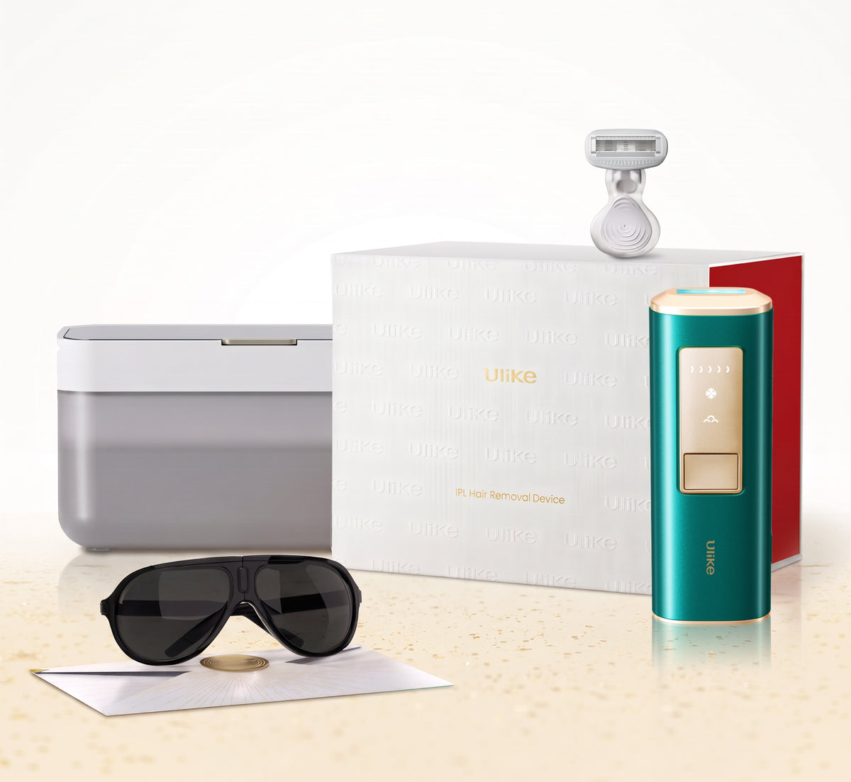 Ulike Air 2 IPL-Haarentfernungsgerät & UV-Desinfektionsbox Set