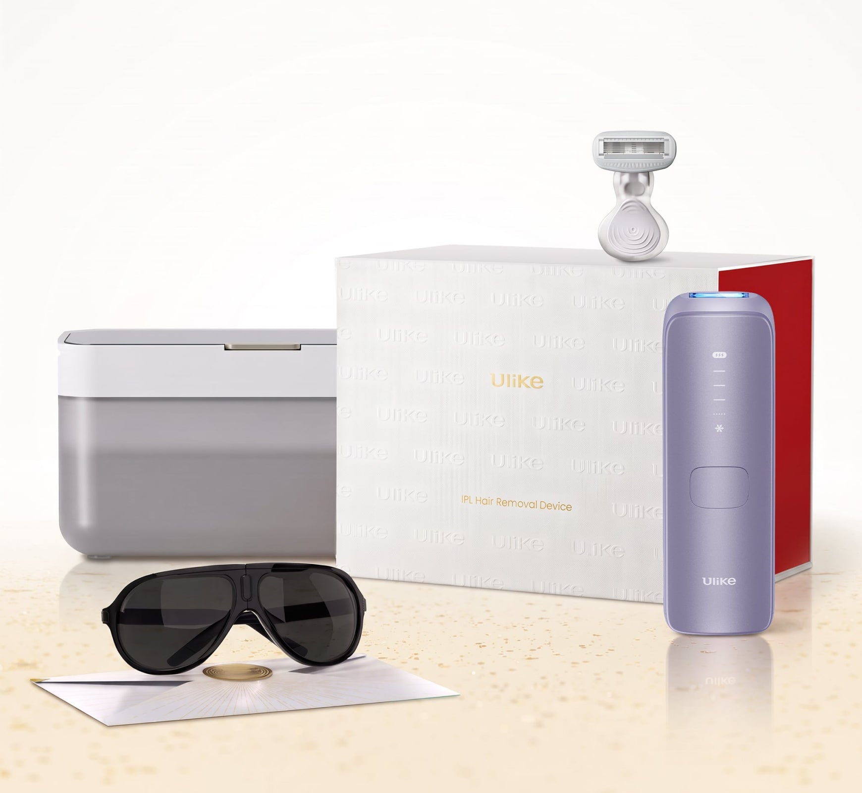 Ulike Air 4 IPL-Haarentfernungsgerät & UV-Desinfektionsbox Set