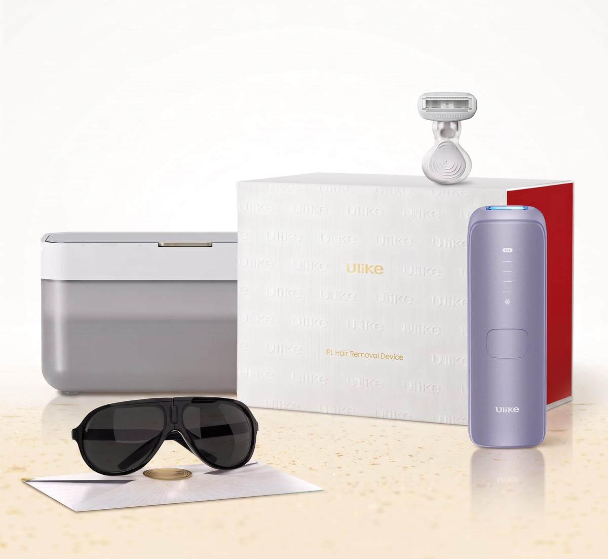Ulike Air 4 IPL-Haarentfernungsgerät & UV-Desinfektionsbox Set