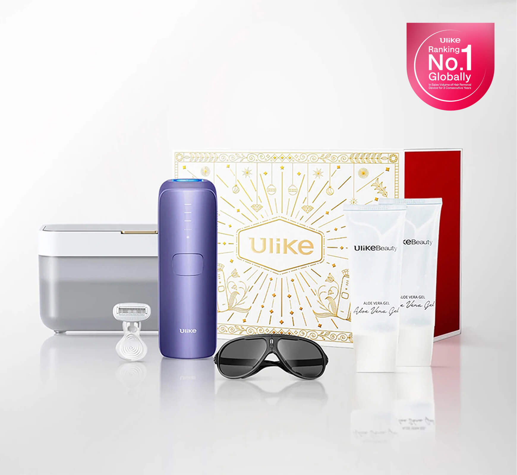Ulike Air 3 Premium Pflegepaket: Beste Wahl für empfindliche Haut und Anfänger, Familien-Set