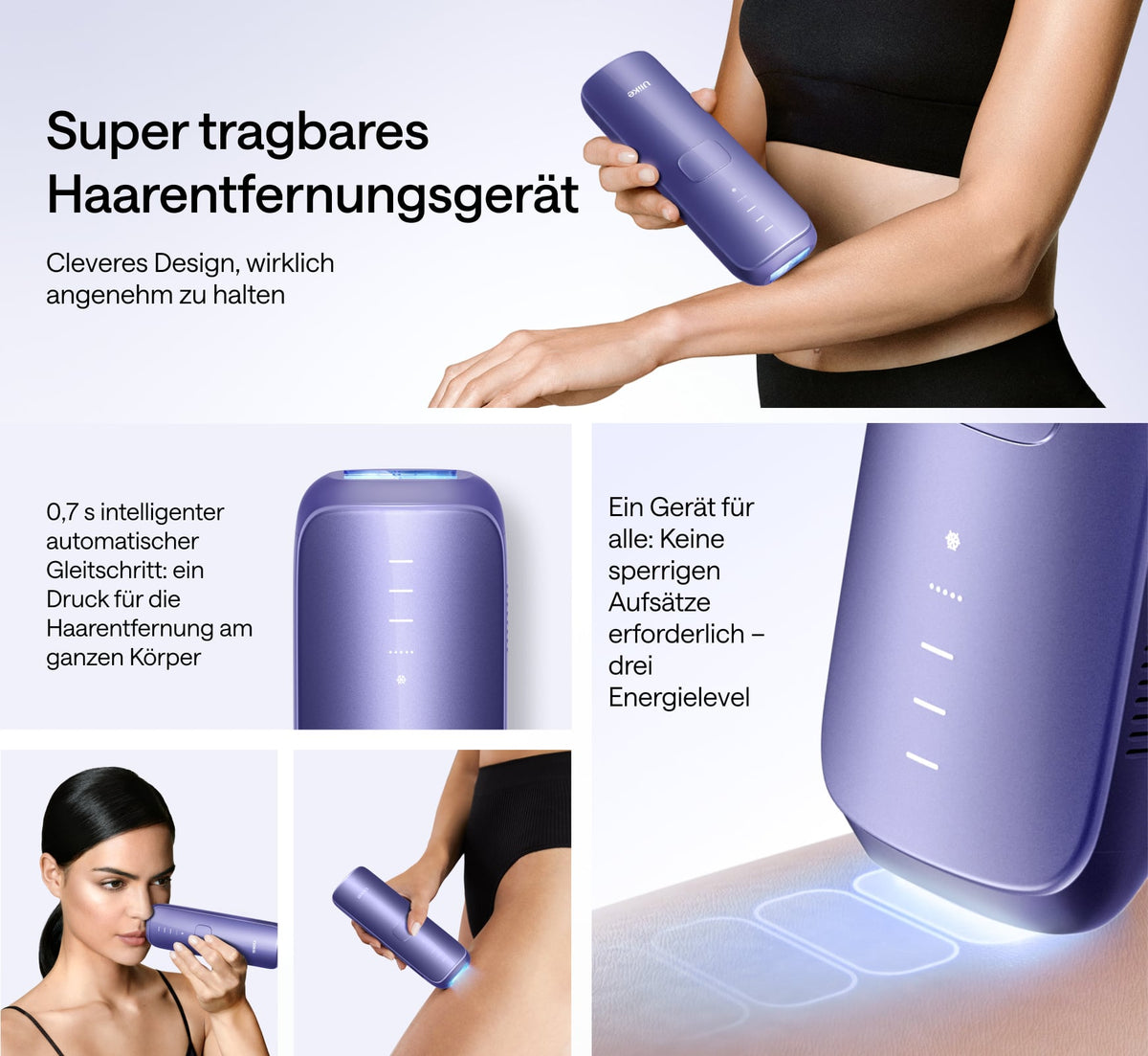 Exklusive für Trade in :Ulike Air 3 IPL-Haarentfernung (Lila)